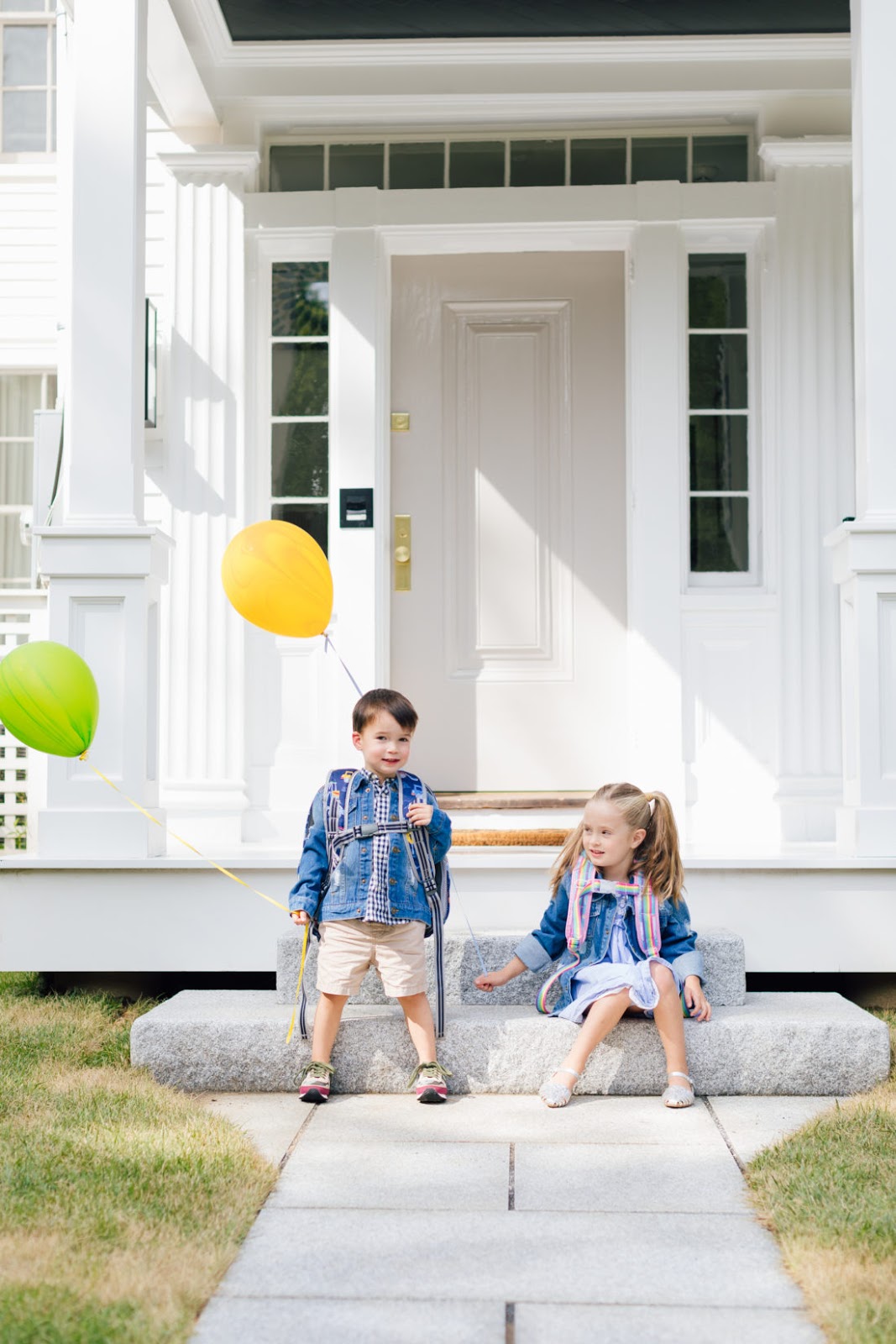Eva Amurri Historic Connecticut Home Renovation Granite Walkway and Steps