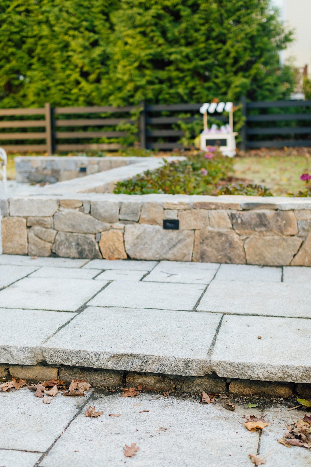 Eva Amurri Historic Connecticut Home Renovation Granite Patio
