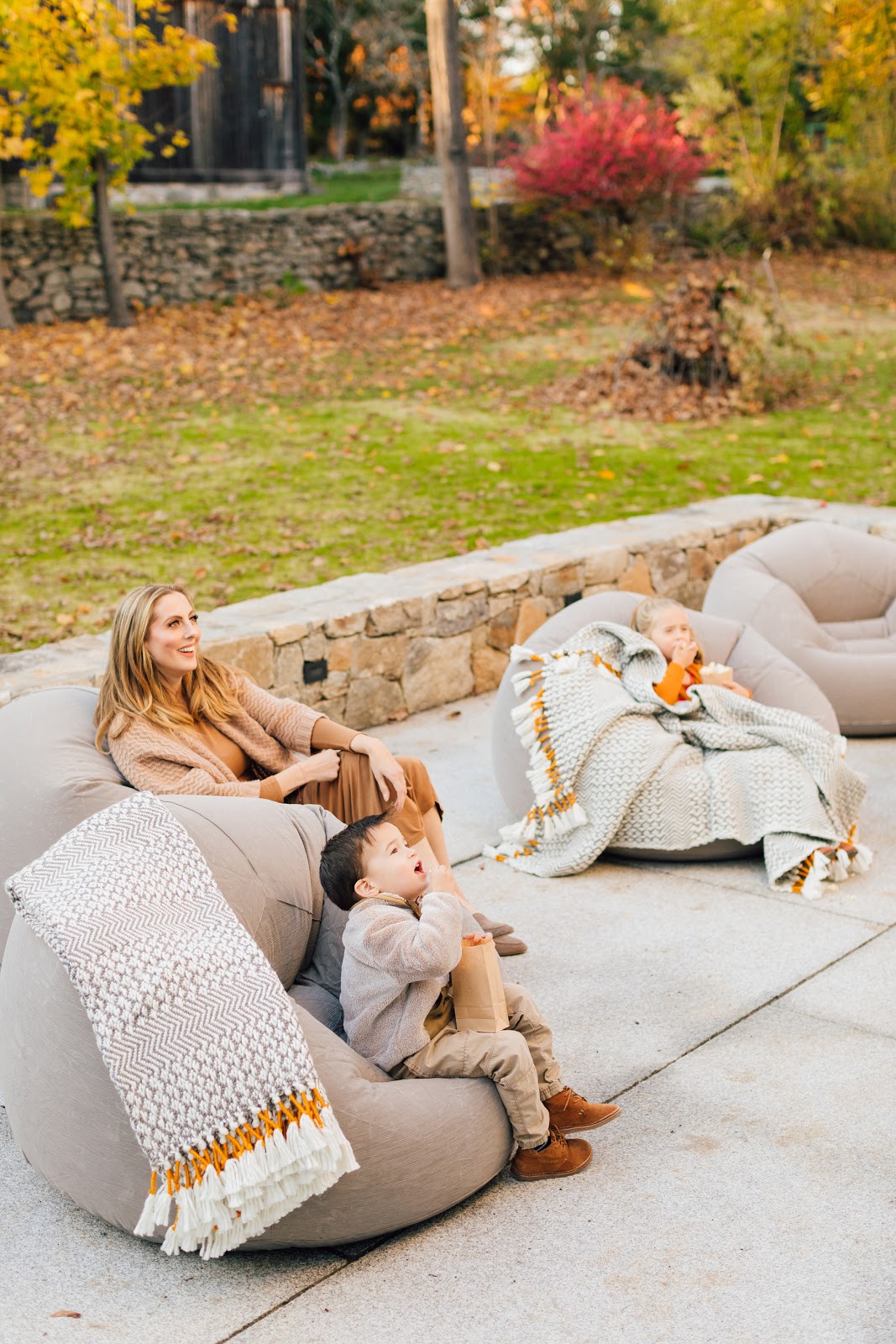 Eva Amurri Historic Connecticut Home Renovation Granite Patio