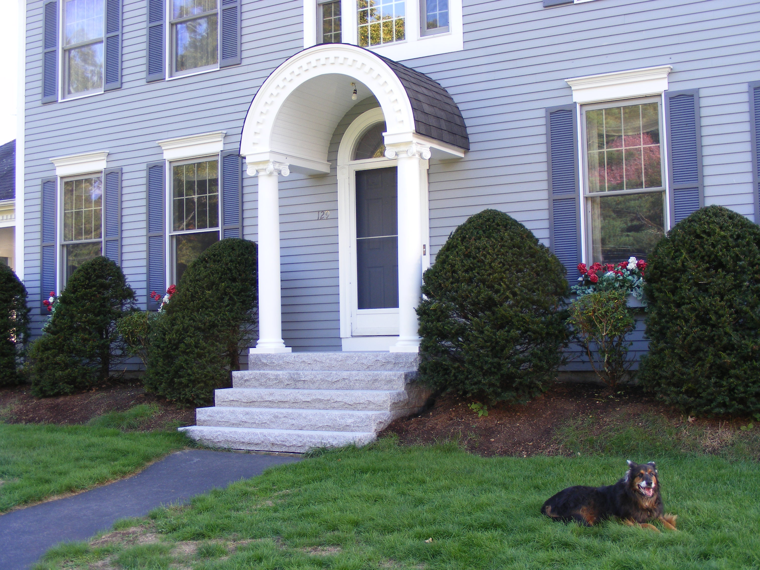Swenson Granite Works Woodbury Gray granite steps